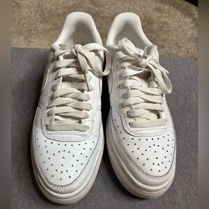 Nike Court Vision Alta Women’s Style #DM0113-100 Size 7 Neutral Minimalist